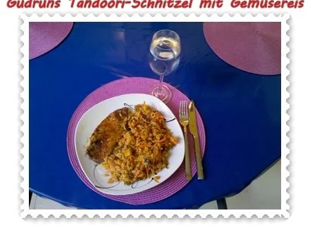 Fleisch: Tandoori-Schnitzel mit Gemüsereis - Rezept - Bild Nr. 12