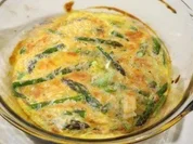 Gebackener Spargel mit Schinken und Poree - Rezept