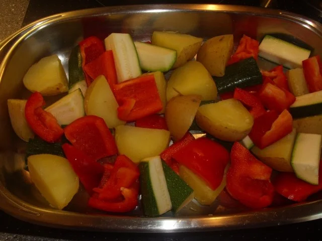 Koteletts mit mediteranen Gemüse - Rezept - Bild Nr. 3