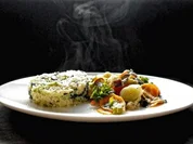 Rezept: Ratatouille mit Spinat-Cous-Cous Ratatouille mit Spinat-Cous-Cous - Rezept