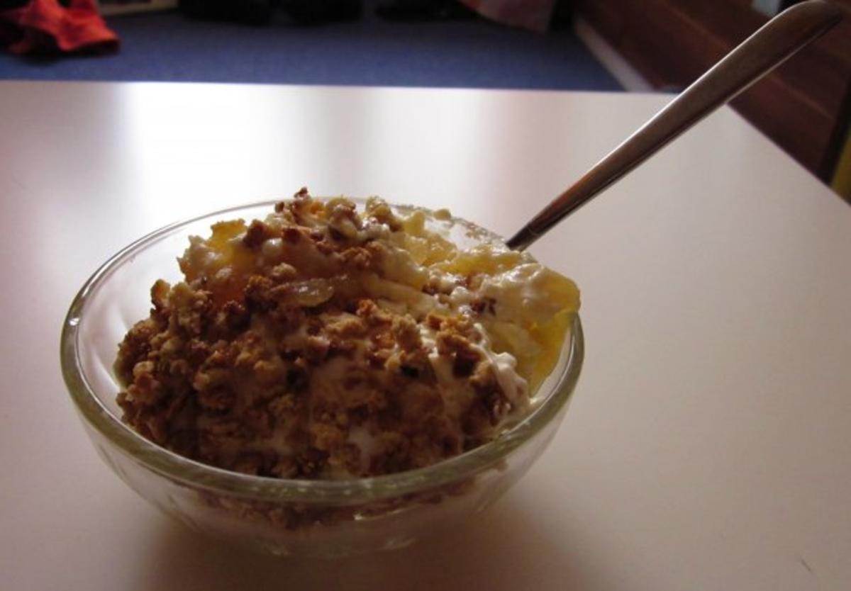 knuspriges Mascarpone-Apfel-Dessert - Rezept - kochbar.de