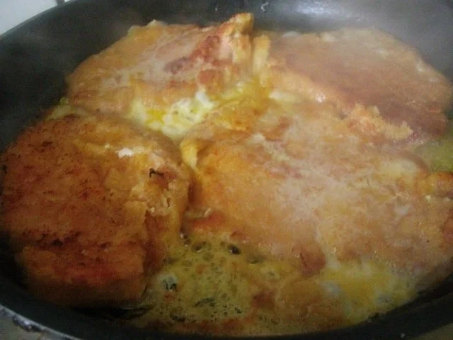 panierte Kasselerkotelett mit Spiegelei - Rezept - Bild Nr. 6