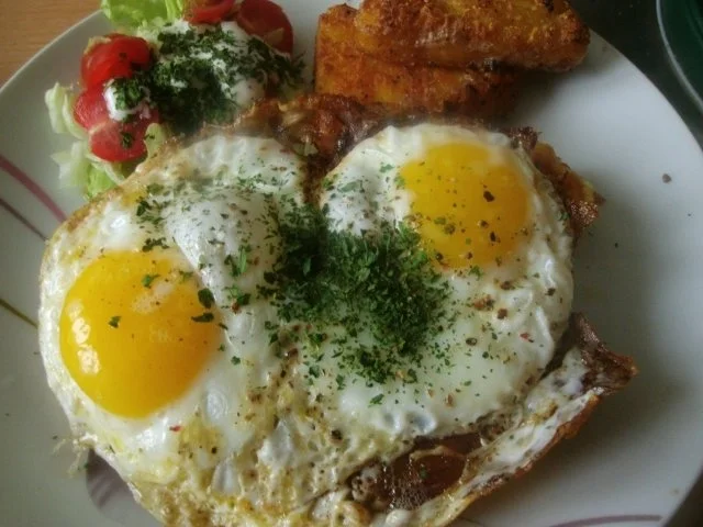 panierte Kasselerkotelett mit Spiegelei - Rezept - Bild Nr. 2