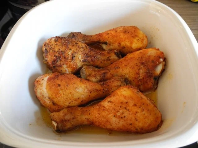 Geflügel : Kleine Hänchenunterschenkel mariniert aus dem Backofen - Rezept - Bild Nr. 4