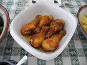 Geflügel : Kleine Hänchenunterschenkel mariniert aus dem Backofen - Rezept