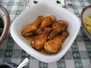 Geflügel : Kleine Hänchenunterschenkel mariniert aus dem Backofen - Rezept