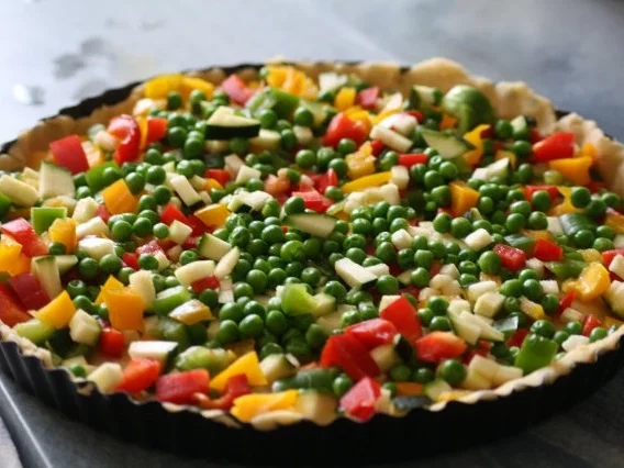 Rezept: Gemüse-Tarte Bild Nr. 2 Gemüse-Tarte - Rezept - Bild Nr. 2