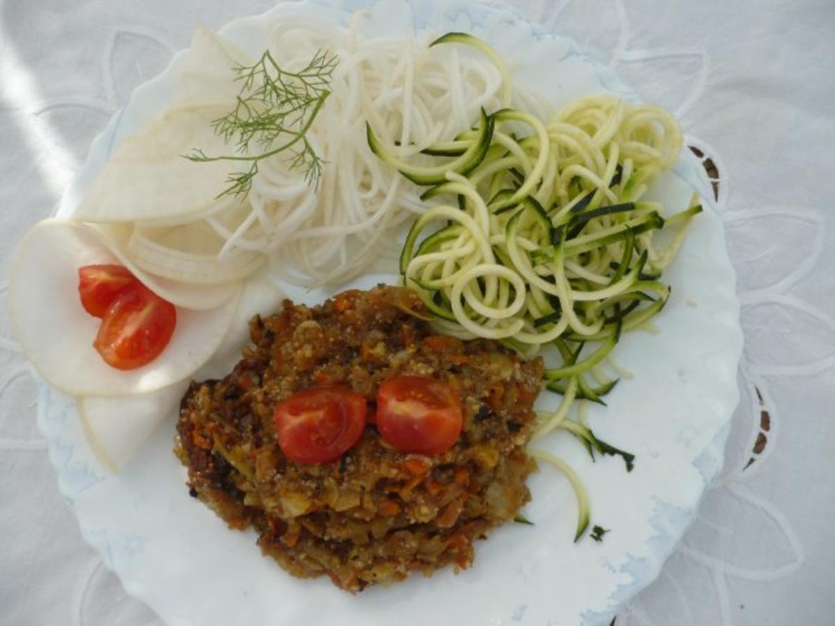 Gemüse-Amaranth mit Rohkost - Rezept