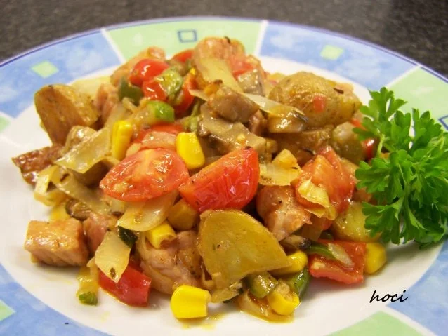 Rezept: WISCHI-WASCHI - Gemüsepfanne WISCHI-WASCHI - Gemüsepfanne - Rezept