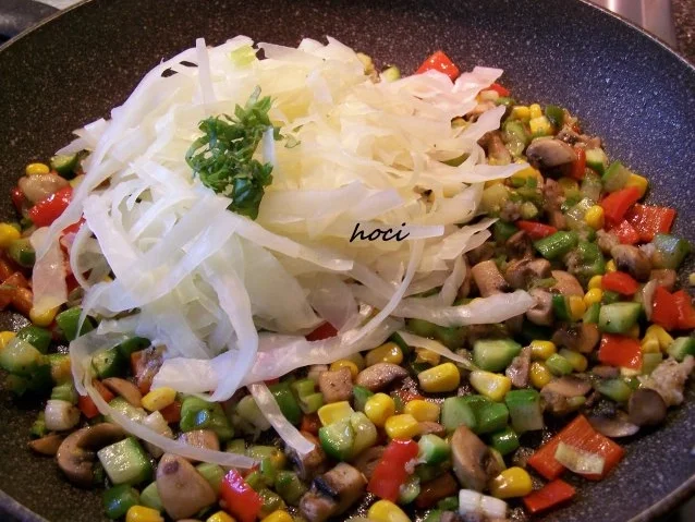Rezept: WISCHI-WASCHI - Gemüsepfanne Bild Nr. 15 WISCHI-WASCHI - Gemüsepfanne - Rezept - Bild Nr. 15