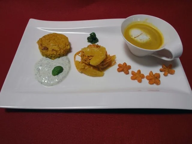 Dreierlei von der Mohrrübe - Rezept