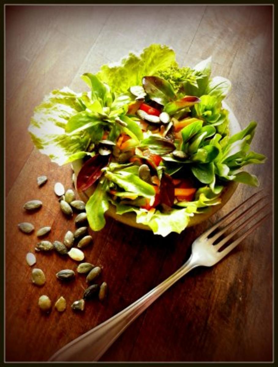 Was-der-Garten-so-hergibt-Salat - Rezept