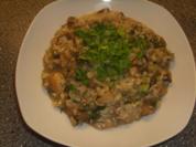 Reis mit Pilze - Rezept