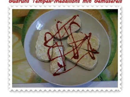 Vegetarisch: Tempeh-Medaillons mit Gemüsereis - Rezept - Bild Nr. 4