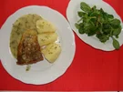 Fisch : Zweierlei Fischfilet mit Haut gebraten. - Rezept