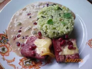 Rinderzunge mit Kapern und Granatapfel - Rezept