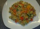 Gemüse mit Rührei - Rezept