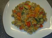 Gemüse mit Rührei - Rezept