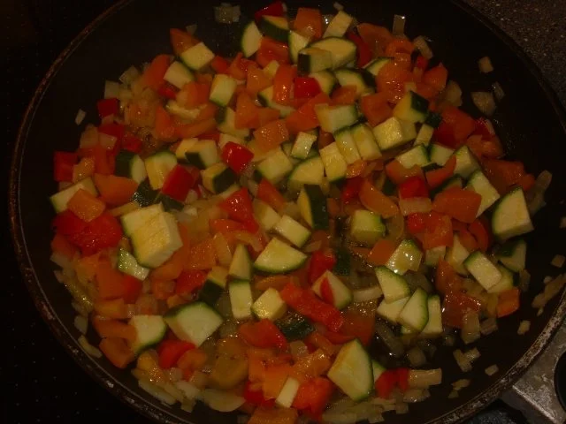 Rezept: Gemüse mit Rührei Bild Nr. 3 Gemüse mit Rührei - Rezept - Bild Nr. 3