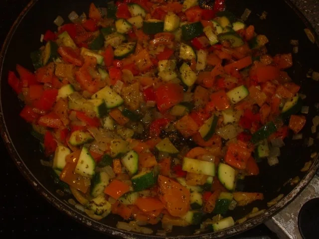 Rezept: Gemüse mit Rührei Bild Nr. 4 Gemüse mit Rührei - Rezept - Bild Nr. 4