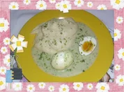 Eier in feiner Kräutersoße - Rezept