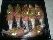 Forelle mit Salbei im Speckmantel - Rezept