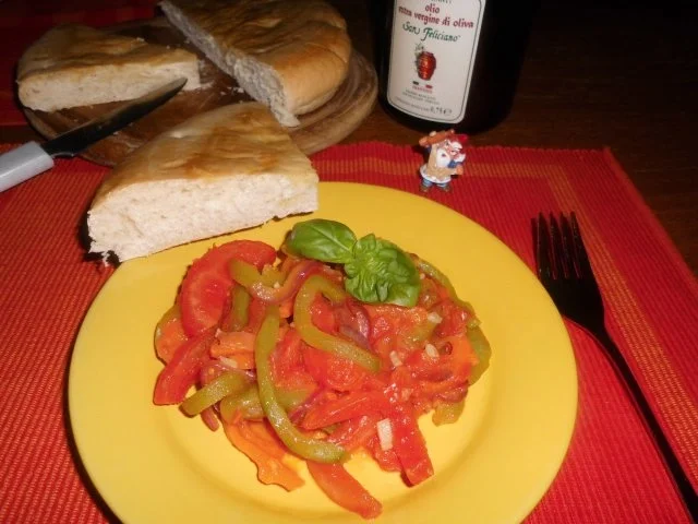 Rezept: Warmer Paprikasalat>> Warmer Paprikasalat>> - Rezept