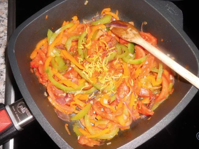 Rezept: Warmer Paprikasalat>> Bild Nr. 5 Warmer Paprikasalat>> - Rezept - Bild Nr. 5