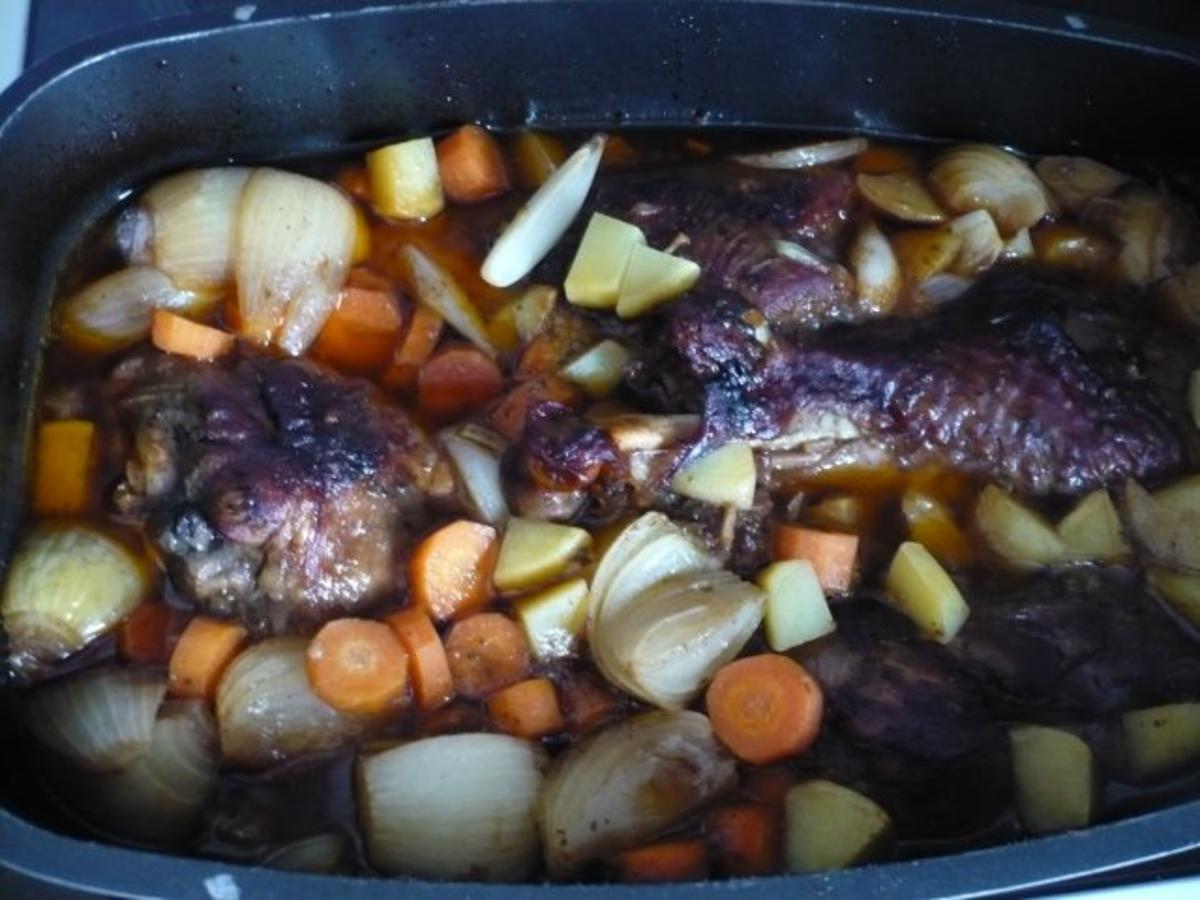 Marinierte Putenkeule mit Gemüse - Rezept - kochbar.de