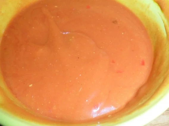 prost !!! süßer kartoffelsalat,bratwurst ,scharfe soße-deftig und einfach - Rezept - Bild Nr. 4