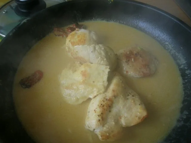 Hähnchen in Senf- Sahne-Soße mit Broccoli - Rezept - Bild Nr. 4