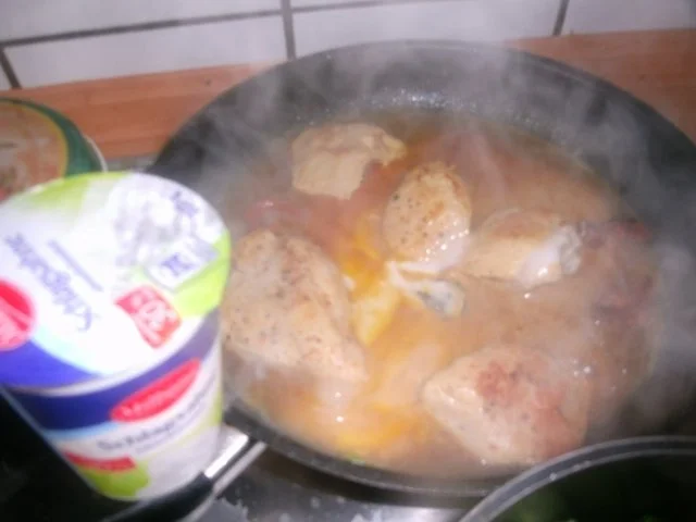 Hähnchen in Senf- Sahne-Soße mit Broccoli - Rezept - Bild Nr. 5