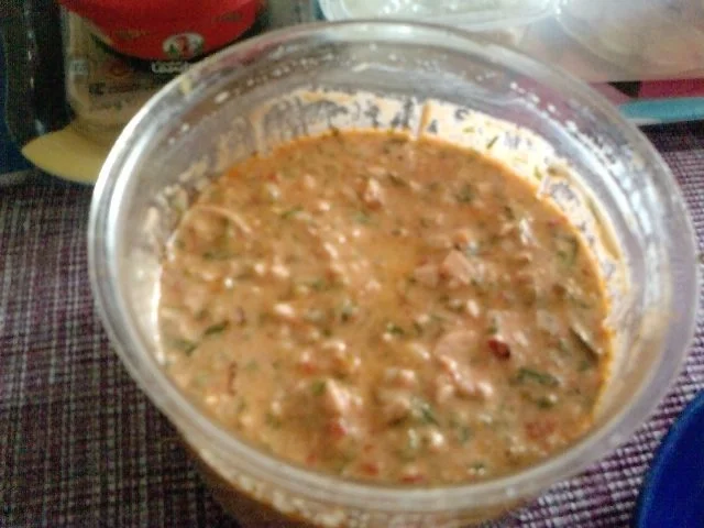 Hallo-Wach-Brotaufstrich oder Wurstsalat der 3. leichten  und scharfen Art - Rezept - Bild Nr. 2