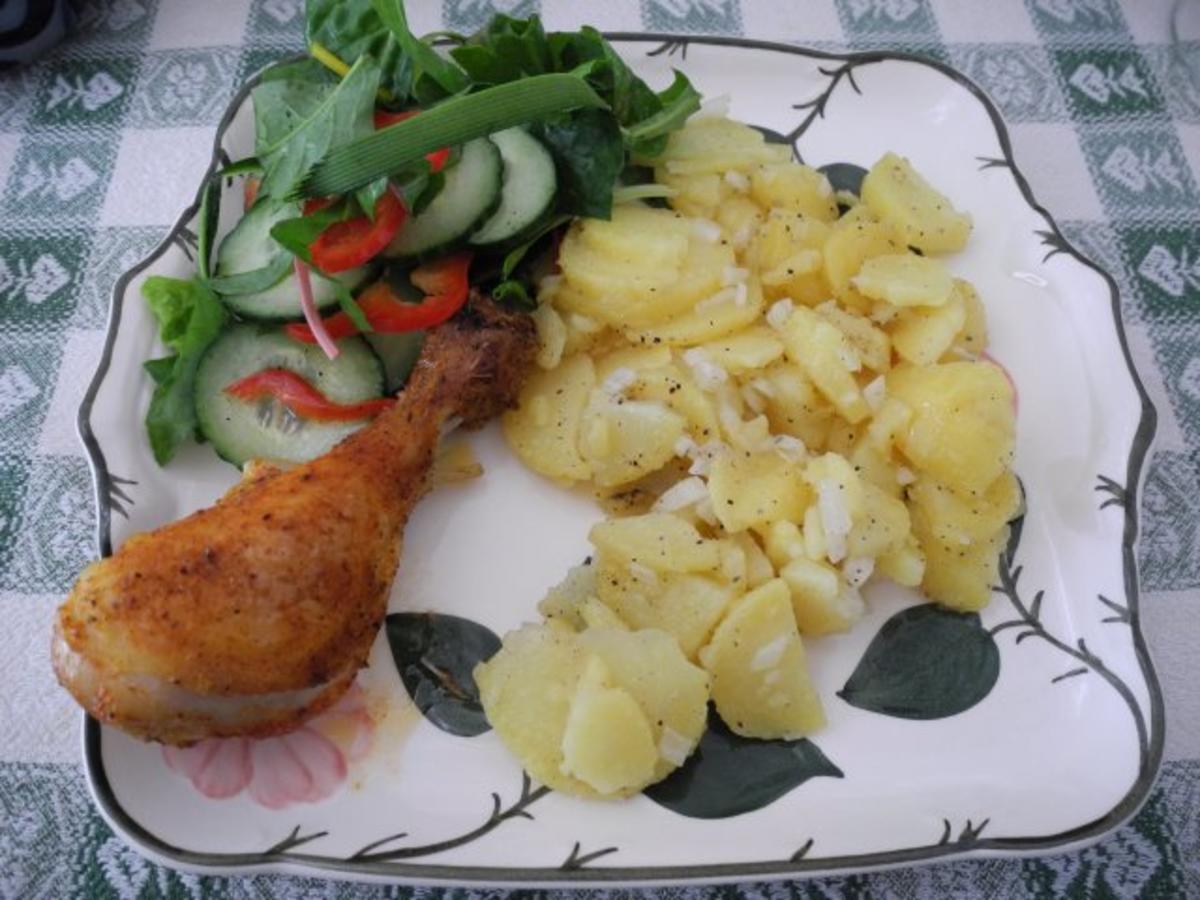 Salat : Schnellen warmen Kartoffelsalat - Rezept - kochbar.de