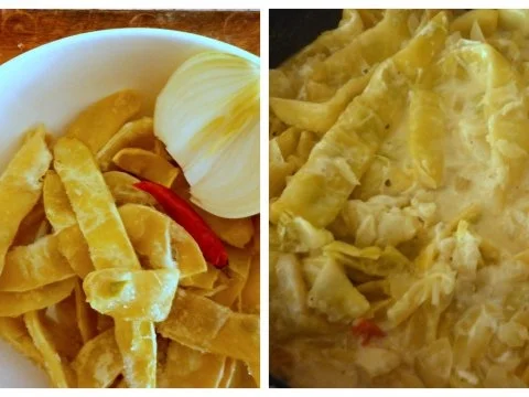 Gelbe Bohnen mit Mehlnockerln - Rezept - Bild Nr. 3