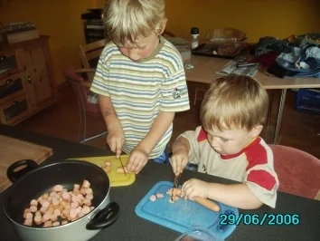 Kartoffelsuppe mit Ei "alla Kiddys" - Rezept