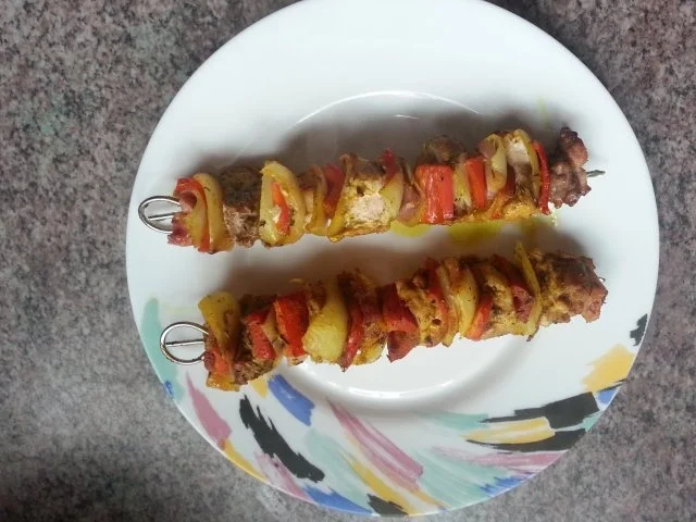 Schaschlik-Spieße schnell gegrillt - Rezept