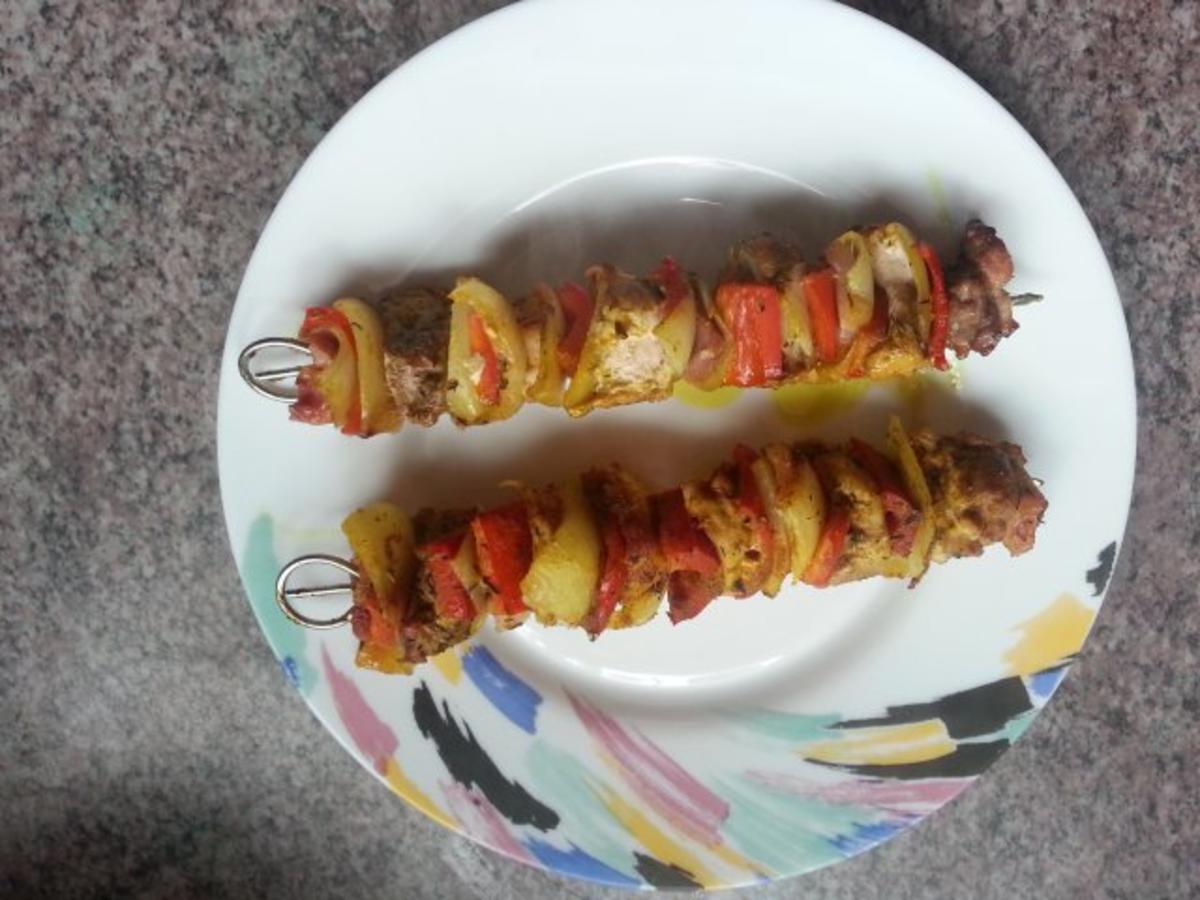 Bilder für Schaschlik-Spieße schnell gegrillt - Rezept