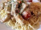 Spaghetti in Tomaten-Tofu-Sauce - Rezept