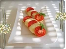 Tomate-Mozzarella Baguettes überbacken - Rezept