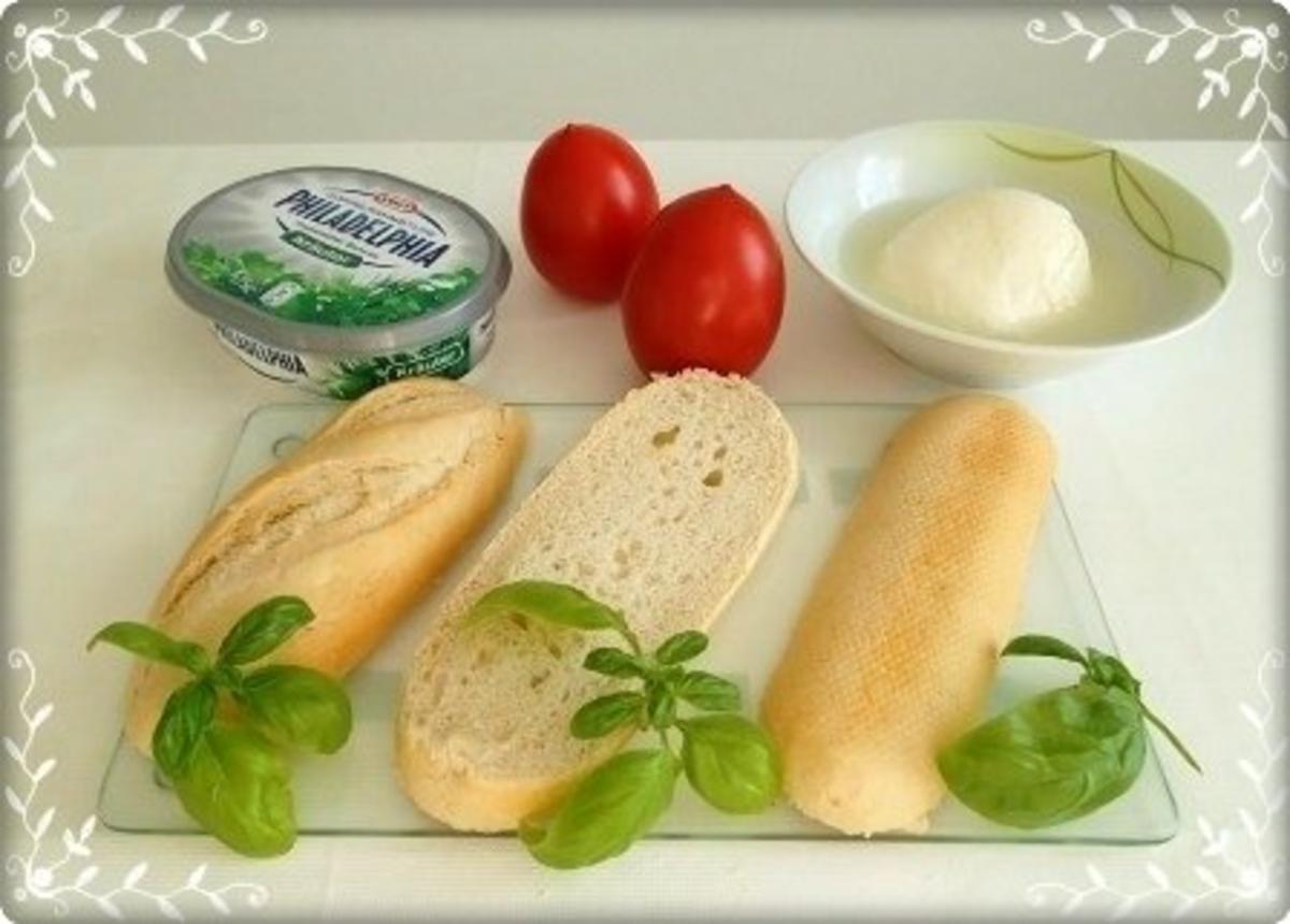 Tomate-Mozzarella Baguettes überbacken - Rezept - Bild Nr. 6