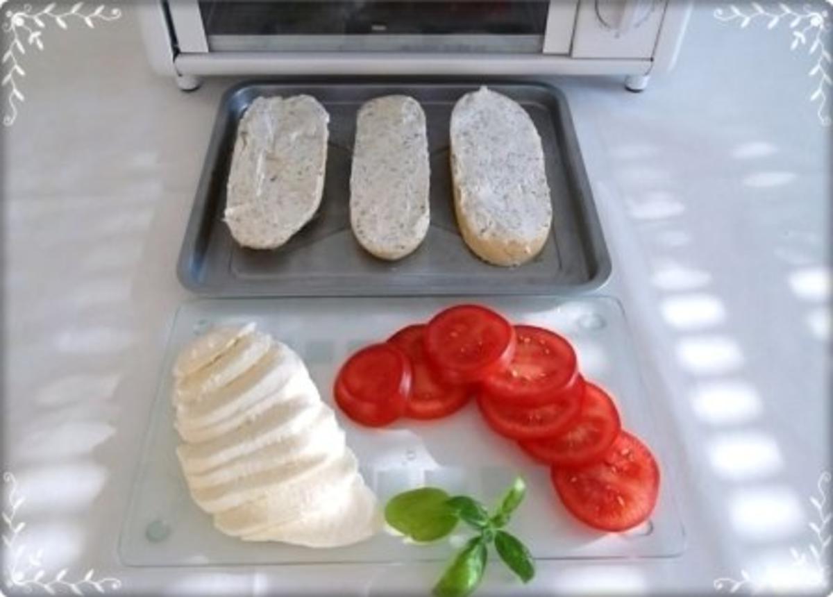 Tomate-Mozzarella Baguettes überbacken - Rezept - Bild Nr. 9
