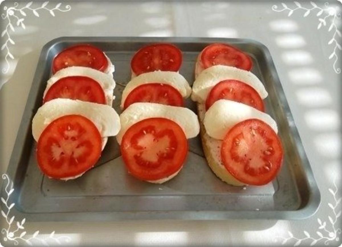 Tomate-Mozzarella Baguettes überbacken - Rezept - Bild Nr. 12