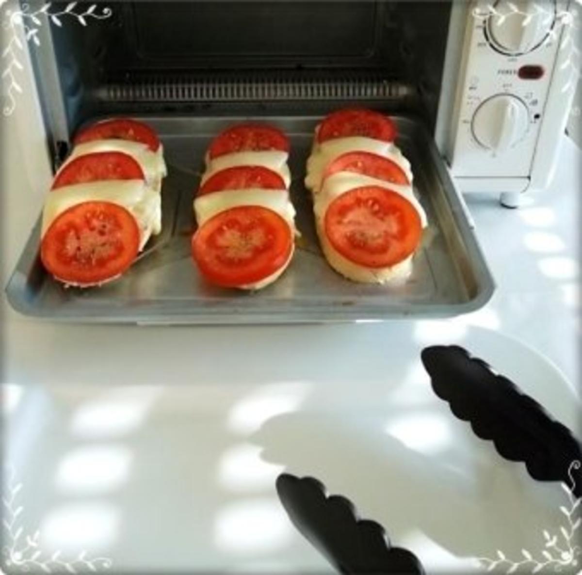 Tomate-Mozzarella Baguettes überbacken - Rezept - Bild Nr. 17
