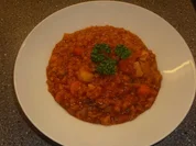 Rezept: Linsensuppe mit Tomaten und Mรถhren Linsensuppe mit Tomaten und Mรถhren - Rezept