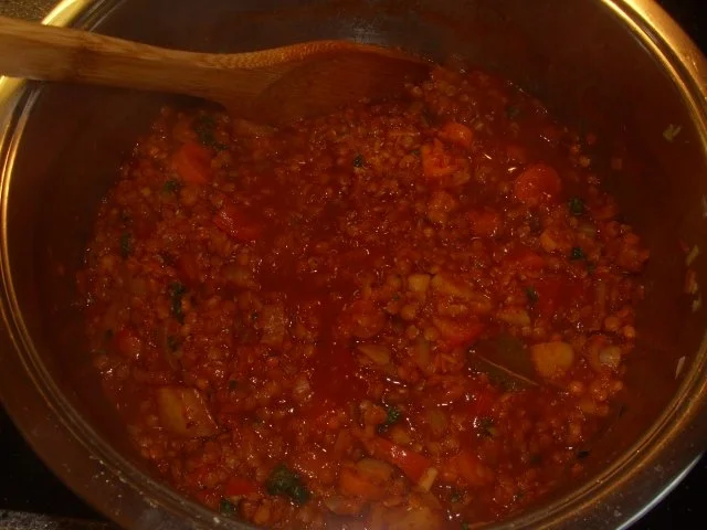 Rezept: Linsensuppe mit Tomaten und Möhren Bild Nr. 4 Linsensuppe mit Tomaten und Möhren - Rezept - Bild Nr. 4