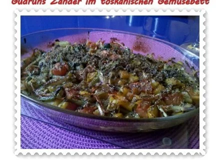 Fisch: Zander im toskanischen Gemüsebett - Rezept