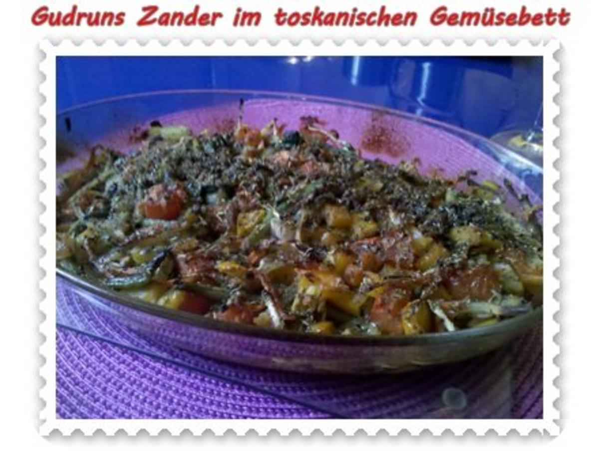 Bilder für Fisch: Zander im toskanischen Gemüsebett - Rezept