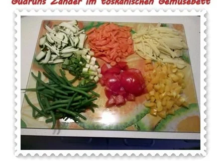 Fisch: Zander im toskanischen Gemüsebett - Rezept - Bild Nr. 6