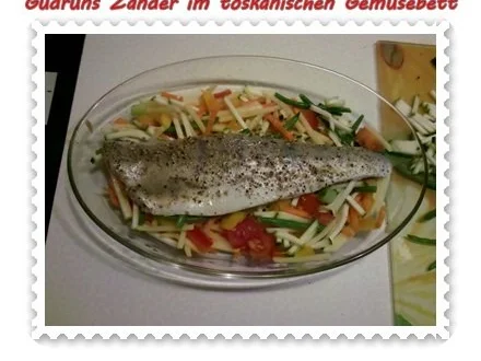 Fisch: Zander im toskanischen Gemüsebett - Rezept - Bild Nr. 8